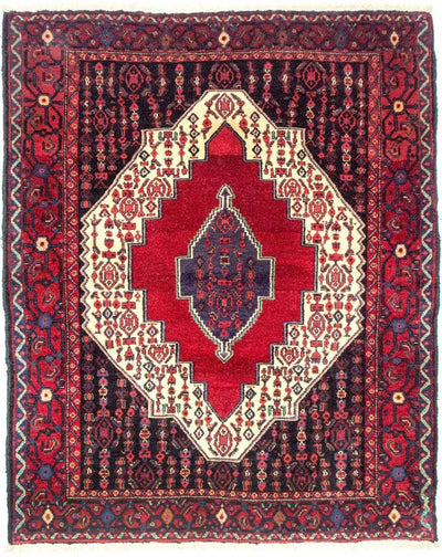 センネ 絨毯 126x158cm - ペルシャ絨毯