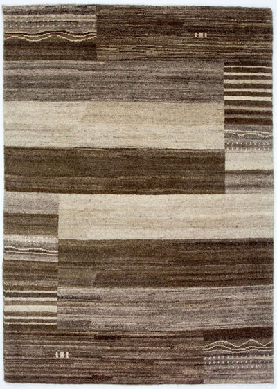 インド ギャベ 絨毯 140x200cm - ウールラグ