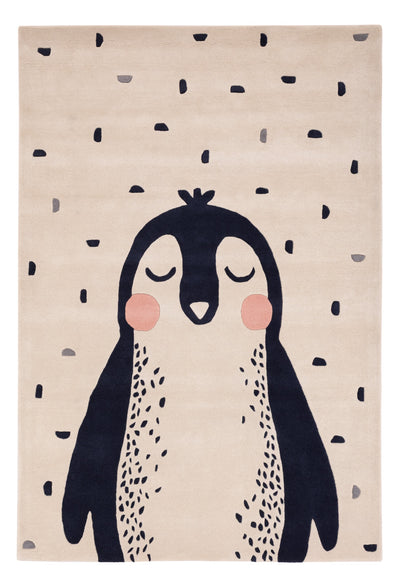 子供用ラグ Pinguin Antarktika - ウールラグ