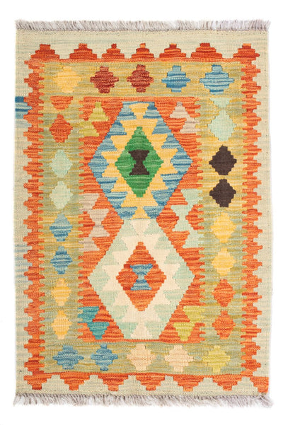キリム マイメネ 絨毯 63x89cm - ウールラグ