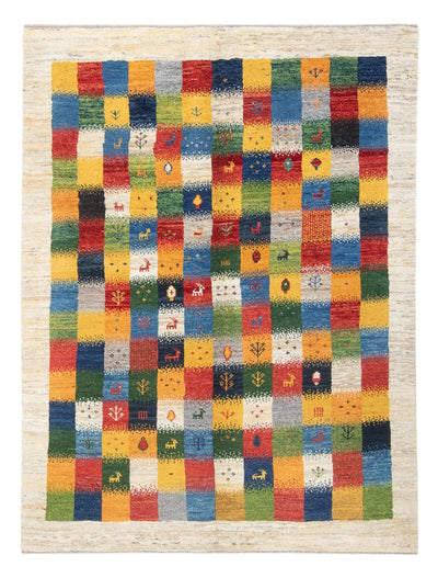 ペルシャギャベ 絨毯 153x204cm - ペルシャウールラグ