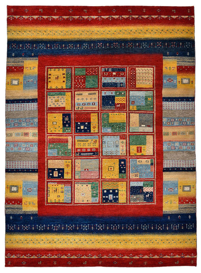 インド ロリバフト 絨毯 173x240cm - ウールラグ