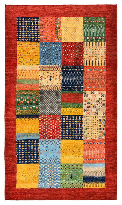 インド ロリバフト 絨毯 96x163cm - ウールラグ