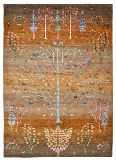 インド ロリバフト 絨毯 174x244cm - ウールラグ