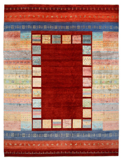 インド ロリバフト 絨毯 254x336cm - ウールラグ