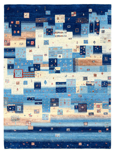 インド ロリバフト 絨毯 177x239cm - ウールラグ