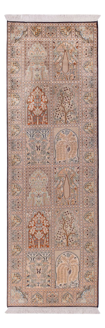カシミールシルク 絨毯 79x259cm - オリエンタル絨毯