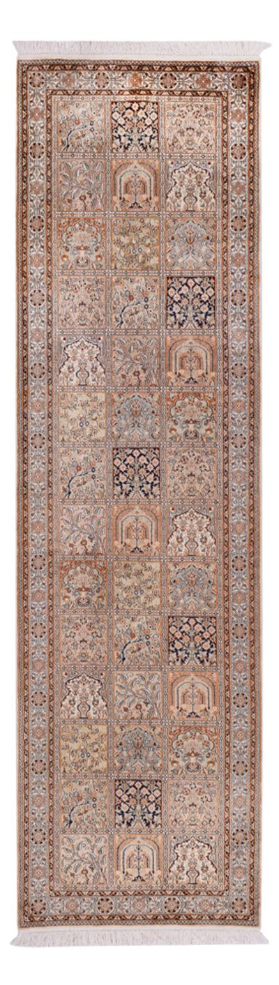 カシミールシルク 絨毯 81x305cm - オリエンタル絨毯