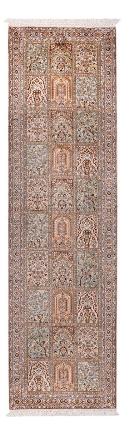 カシミールシルク 絨毯 80x285cm - オリエンタル絨毯