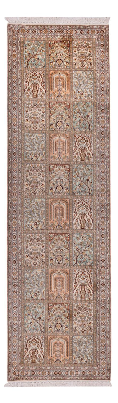 カシミールシルク 絨毯 80x287cm - オリエンタル絨毯