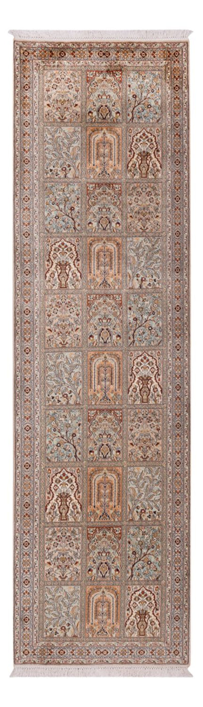 カシミールシルク 絨毯 81x303cm - オリエンタル絨毯