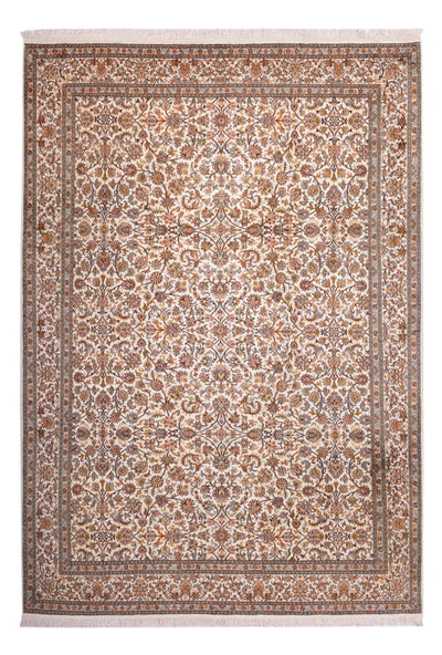 カシミールシルク 絨毯 213x305cm - オリエンタル絨毯