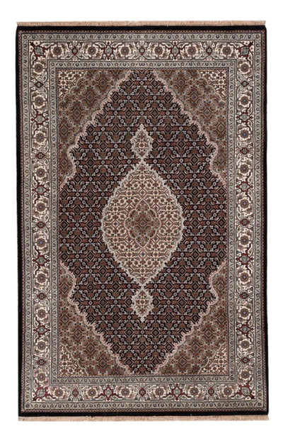 インド タブリーズ 絨毯 123x188cm - オリエンタル絨毯