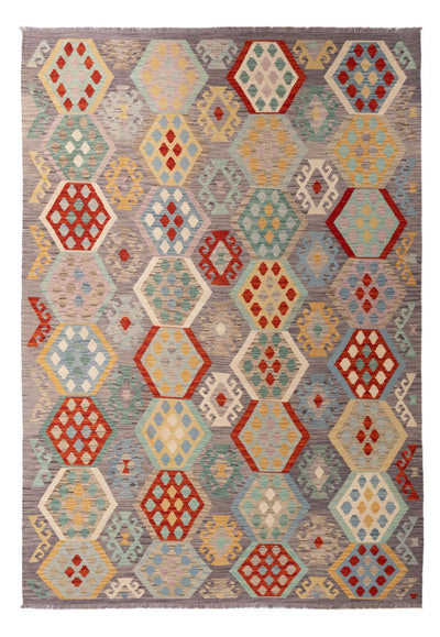 キリム マイメネ 絨毯 209x301cm - ウールラグ
