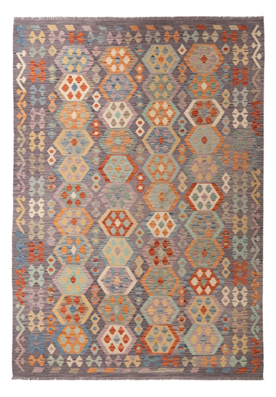 キリム マイメネ 絨毯 205x296cm - ウールラグ