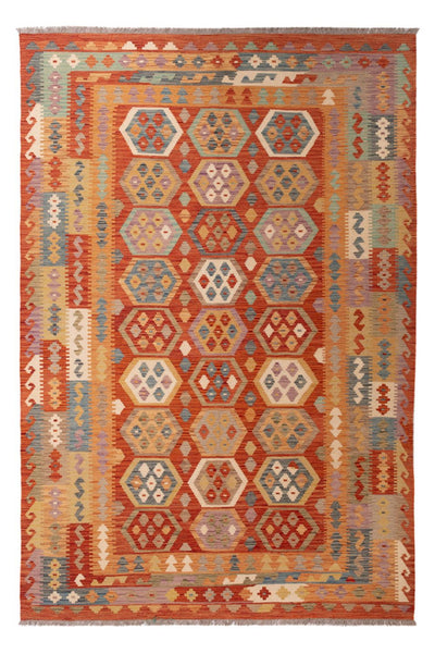 キリム マイメネ 絨毯 195x295cm - ウールラグ