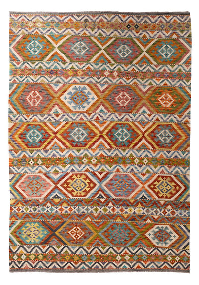 キリム マイメネ 絨毯 209x304cm - ウールラグ