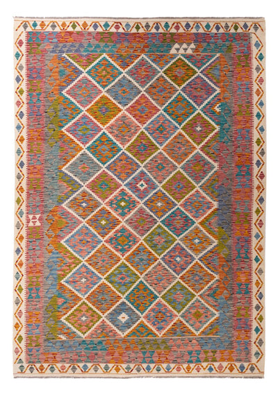 キリム マイメネ 絨毯 200x290cm - ウールラグ