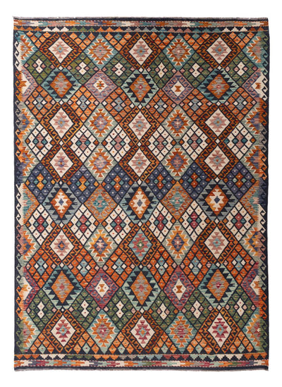 キリム マイメネ 絨毯 206x290cm - ウールラグ