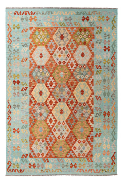 キリム マイメネ 絨毯 195x305cm - ウールラグ