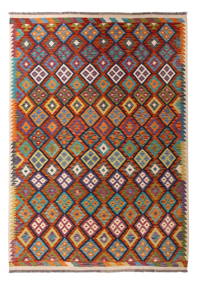 キリム マイメネ 絨毯 210x293cm - ウールラグ