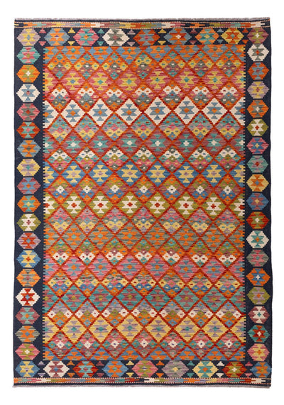 キリム マイメネ 絨毯 210x293cm - ウールラグ