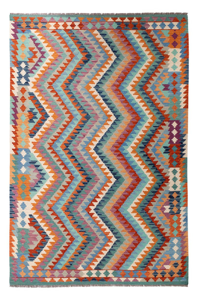 キリム マイメネ 絨毯 199x298cm - ウールラグ