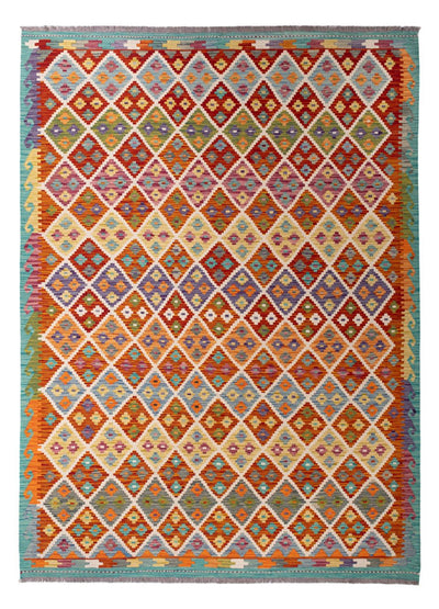 キリム マイメネ 絨毯 213x293cm - ウールラグ