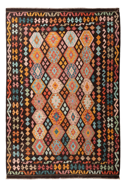 キリム マイメネ 絨毯 209x306cm - ウールラグ