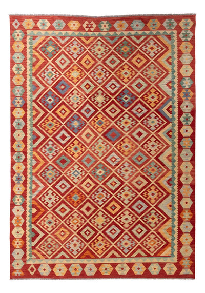 キリム マイメネ 絨毯 206x292cm - ウールラグ