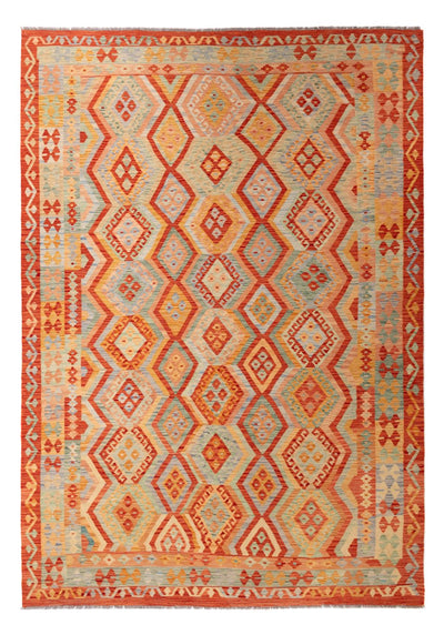 キリム マイメネ 絨毯 206x299cm - ウールラグ
