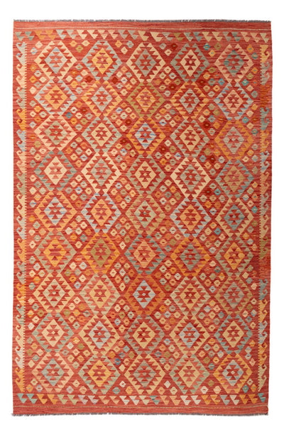 キリム マイメネ 絨毯 199x303cm - ウールラグ