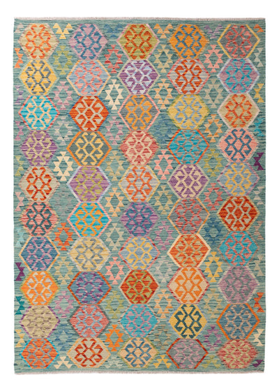 キリム マイメネ 絨毯 179x252cm - ウールラグ