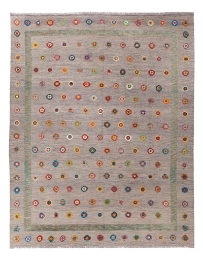 キリム マイメネ 絨毯 264x343cm - ウールラグ