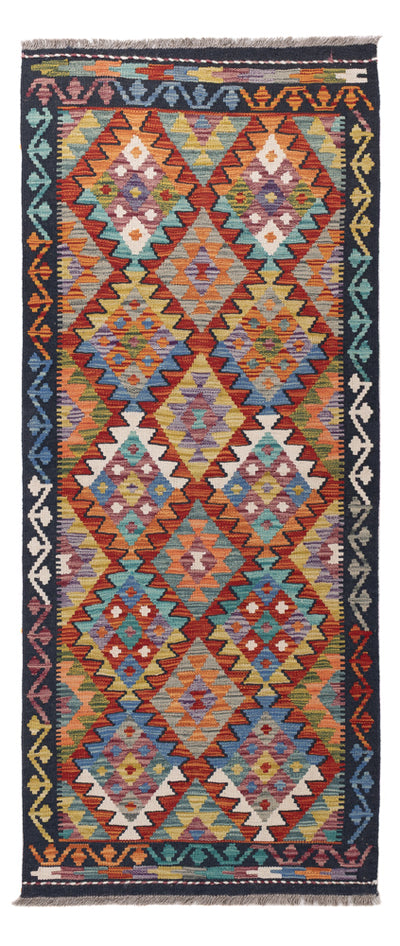 キリム マイメネ 絨毯 80x191cm - ウールラグ
