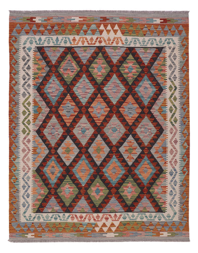 キリム マイメネ 絨毯 155x196cm - ウールラグ