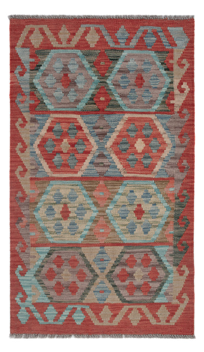 キリム マイメネ 絨毯 72x124cm - ウールラグ