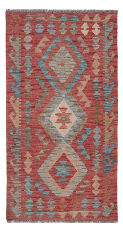 キリム マイメネ 絨毯 77x147cm - ウールラグ