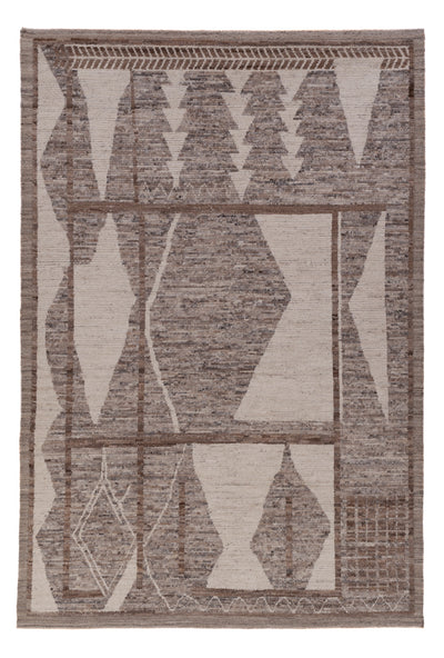 ベルベル絨毯 200x302cm - ウールラグ