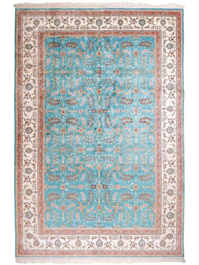 中国シルク 絨毯 180x263cm - オリエンタル絨毯