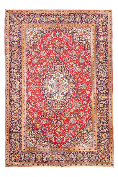 カシャーン 絨毯 195x290cm - ペルシャ絨毯