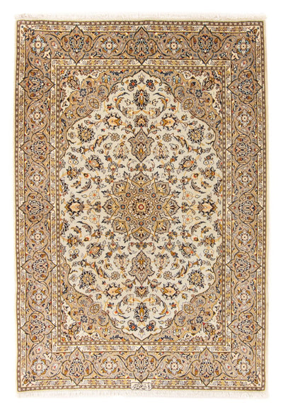 カシャーン 絨毯 118x170cm - ペルシャ絨毯 - ベージュ