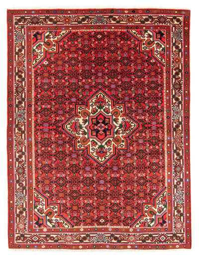 ホセイナバード 絨毯 152x204cm - ペルシャ絨毯 - レッド