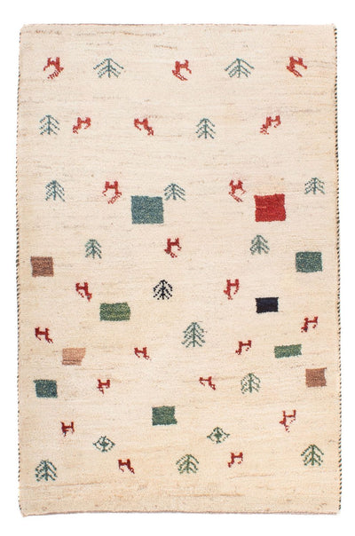 ペルシャギャベ 絨毯 83x124cm - ペルシャウールラグ
