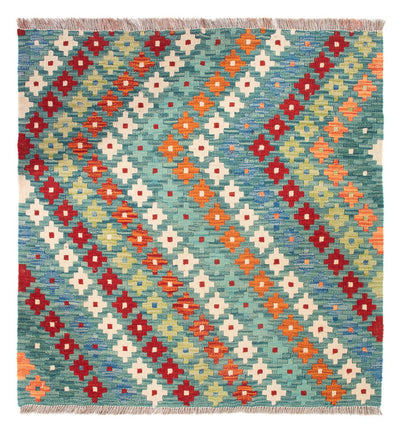 キリム マイメネ 絨毯 88x90cm - ウールラグ