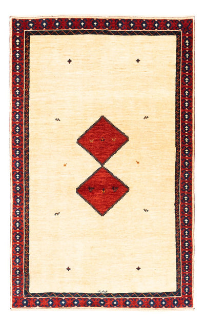 ペルシャギャベ 絨毯 140x210cm - ペルシャウールラグ