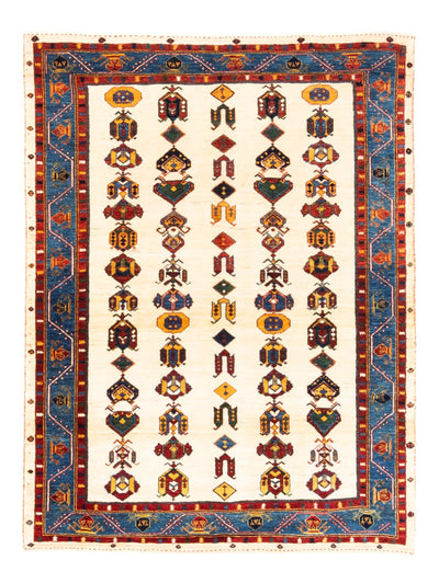 ペルシャギャベ 絨毯 145x194cm - ペルシャウールラグ