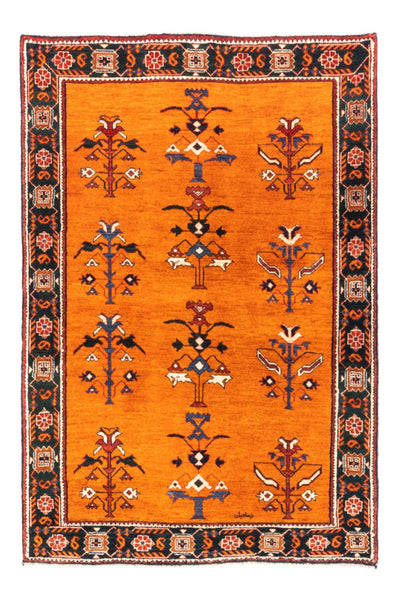 ペルシャギャベ 絨毯 106x150cm - ペルシャウールラグ