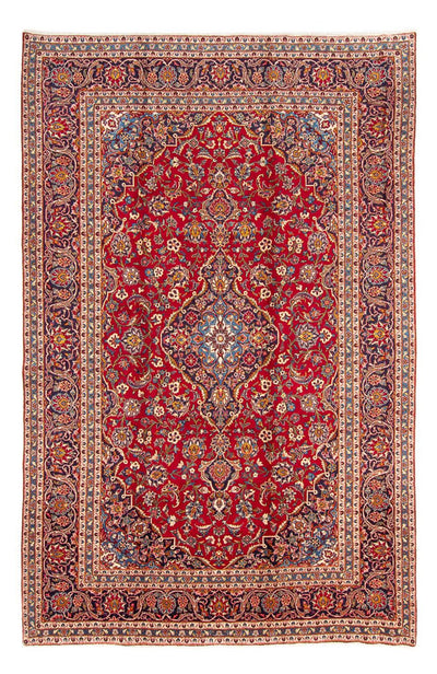 カシャーン 絨毯 244x374cm - ペルシャ絨毯 - レッド