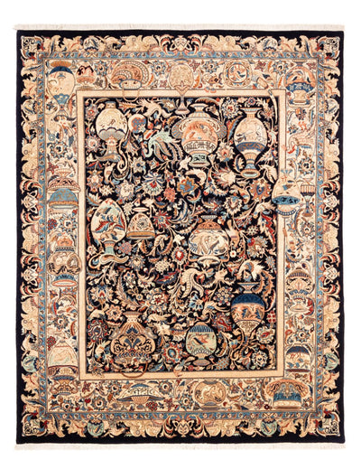 カシュマール 絨毯 195x244cm - ペルシャ絨毯 - クリーム